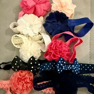 Assorted Colorful baby girl Headbands Set